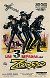 Las tres espadas del Zorro